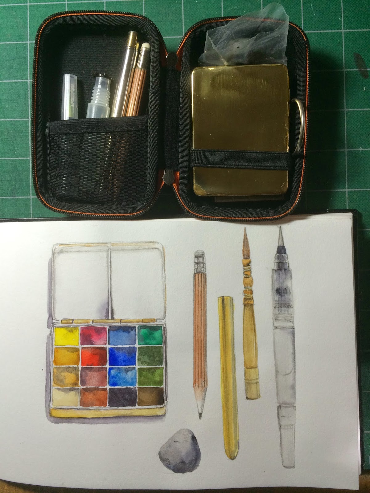 Jane Blundell Artist: My tiny travel kit